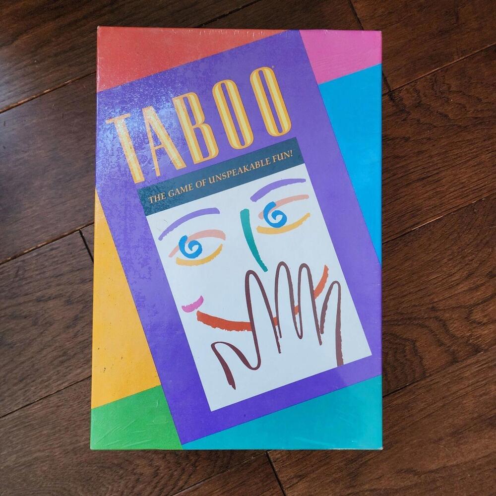New Sealed Taboo Game 1989 Vintage Unspeakable Fun Hasbro Family Game